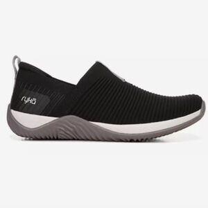 NEW Ryka Black and Gray Slip-On Shoes